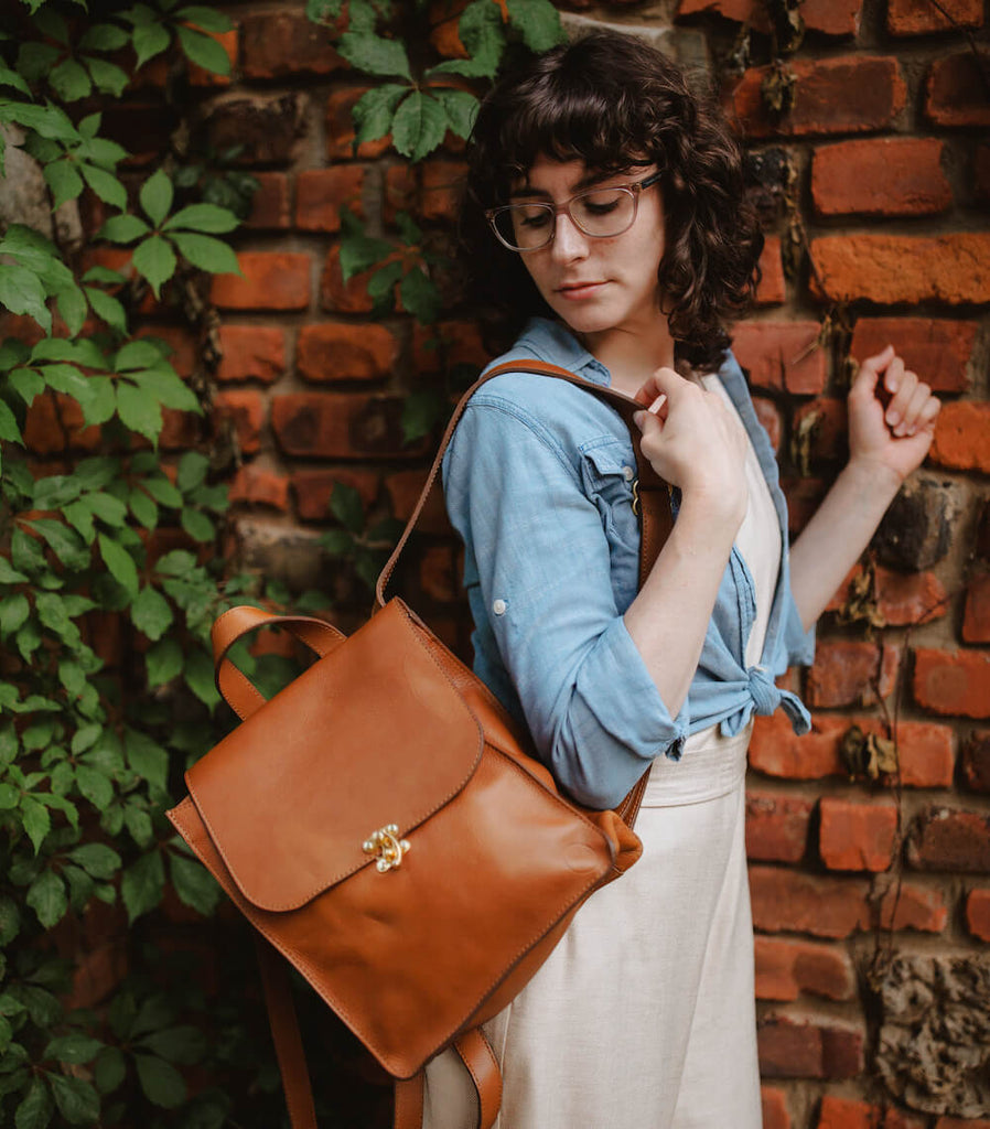 Craft & Forge Leather Backpack Mission Mercantile Leather Goods