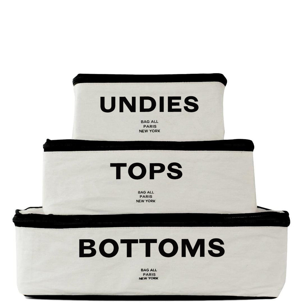 Best Packing Cubes, 3-pack Cream Bag-all
