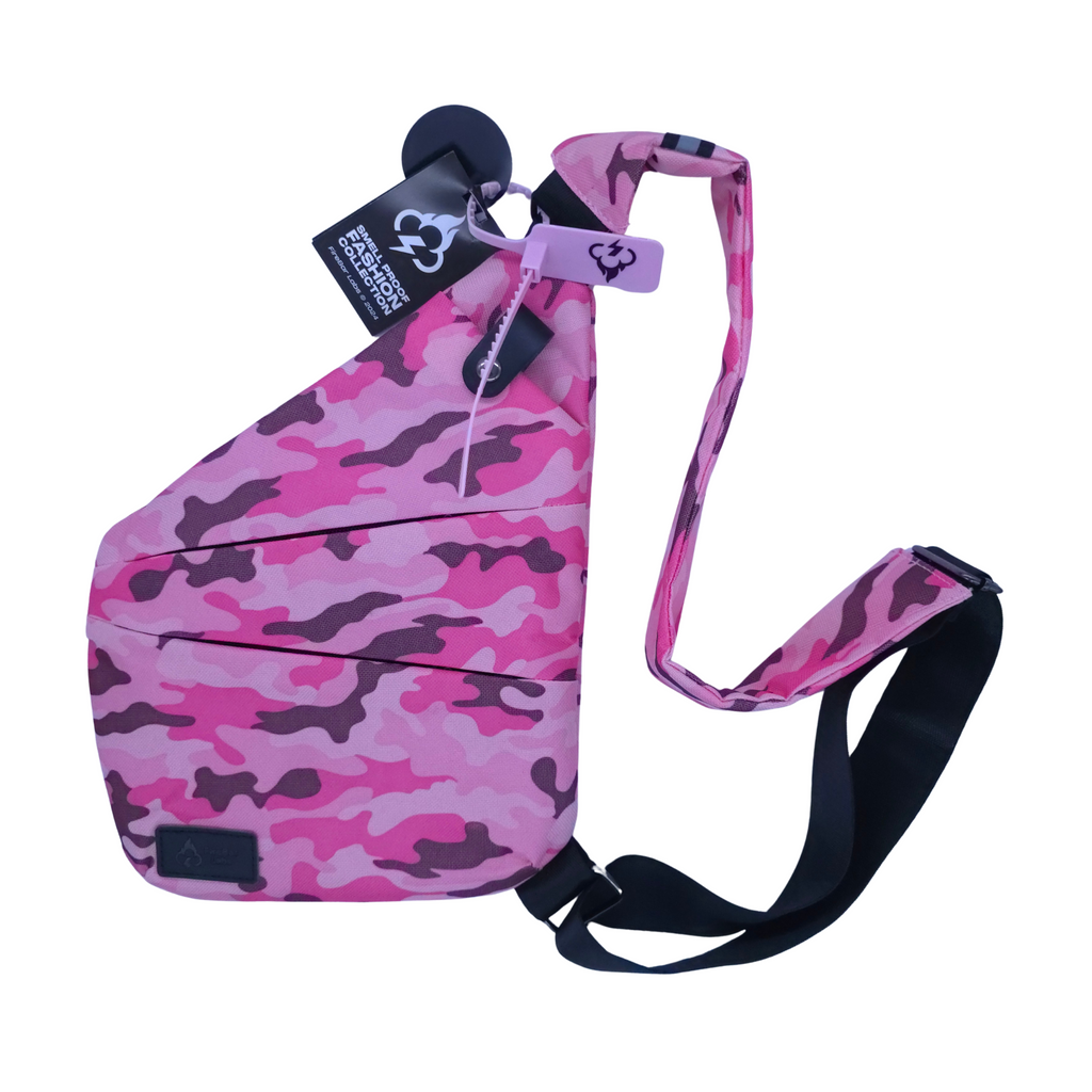 FireBar Labs Smell Proof Cross Body Bag - Hidden Lock Safely Fashion Powered by FireBar Labs