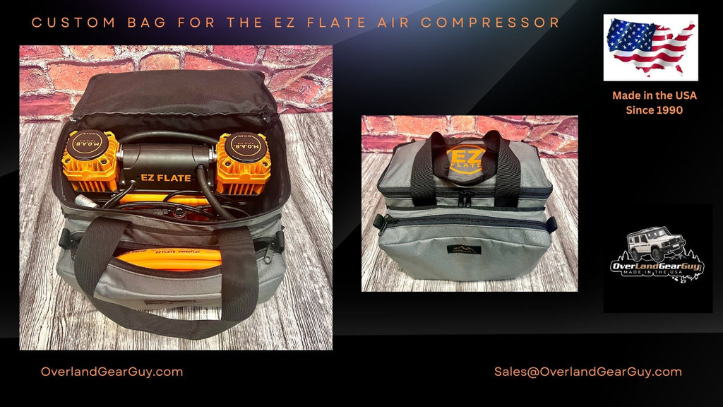 EZ Flate Air Compressor Deluxe Carry Bag Overland Gear Guy