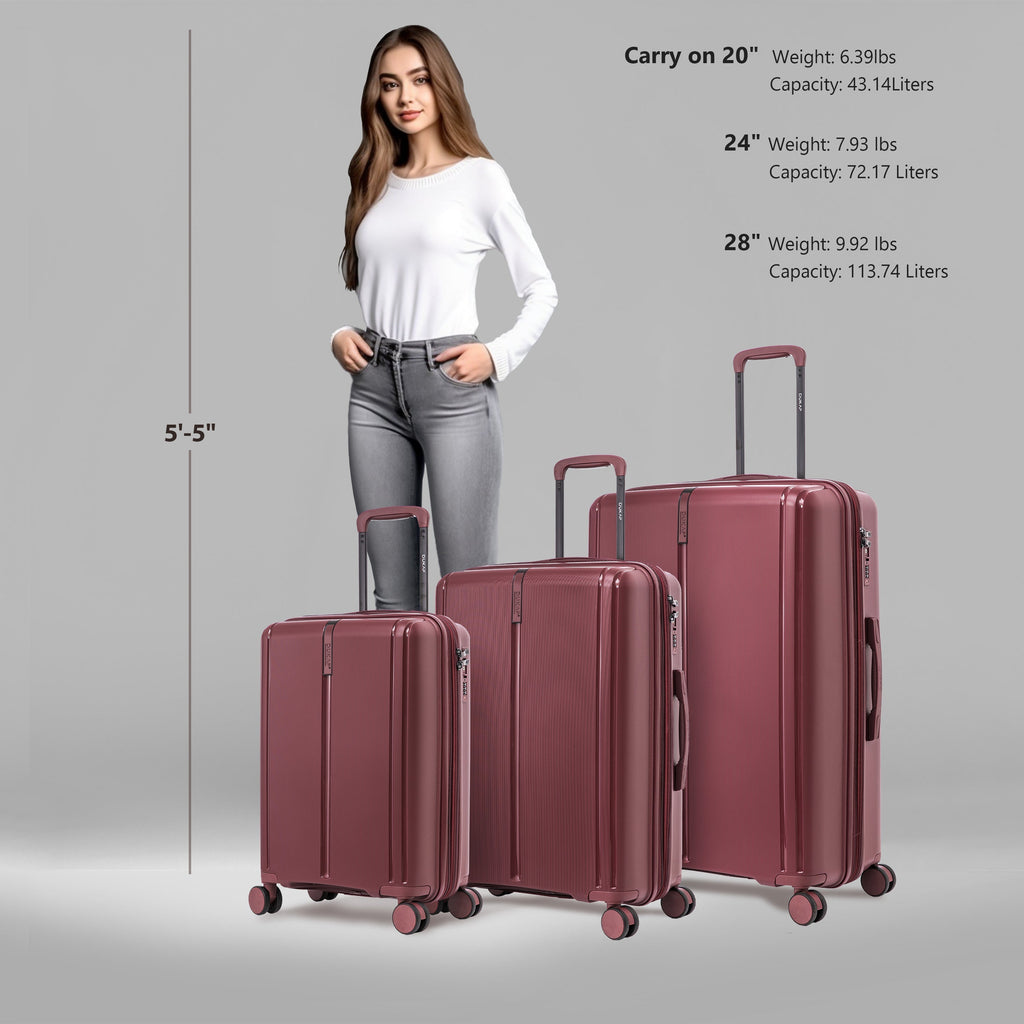 AIRLEY 3 Piece Set 20''/24''/28'' Dukap