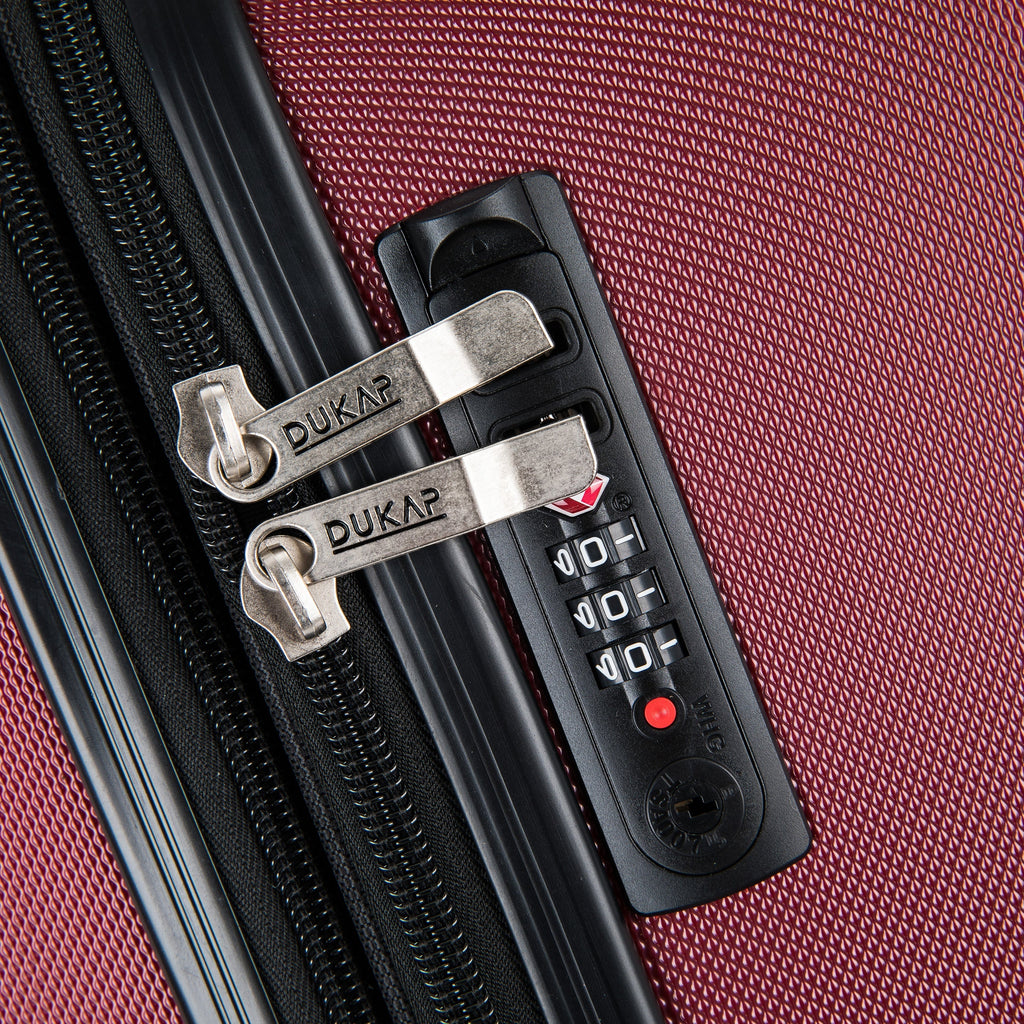 INTELY 2 Piece Set 20''/28'' with Built-in Digital Weight Scale Dukap