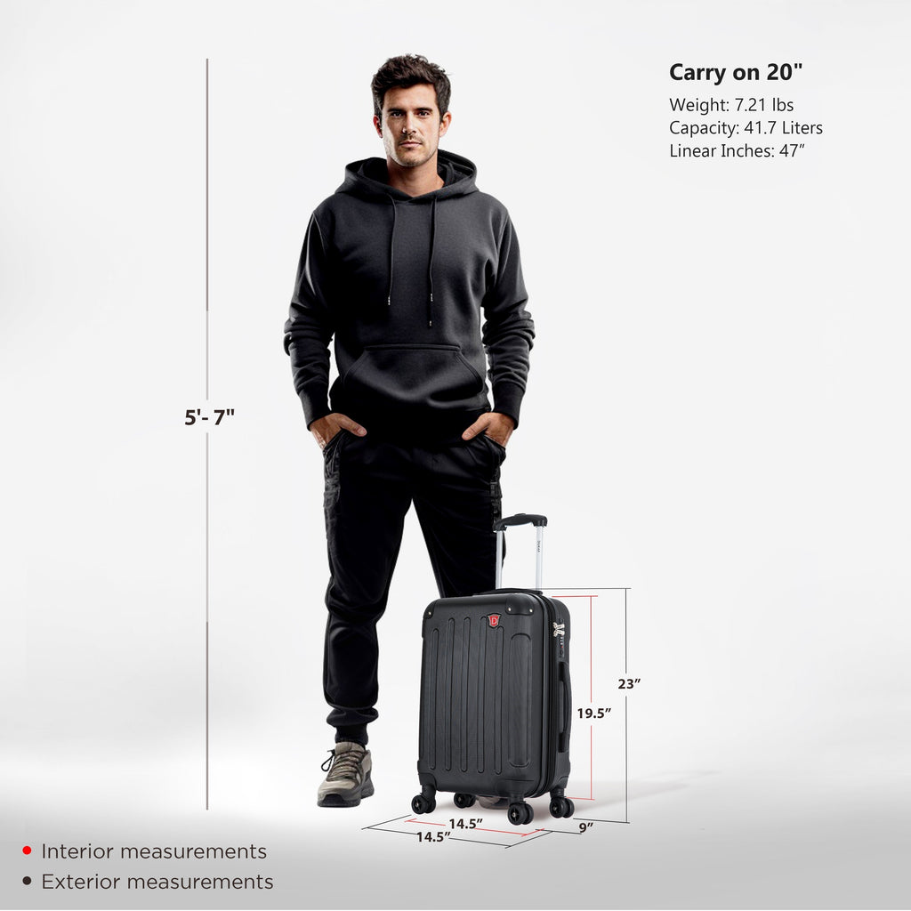 INTELY Carry On 20" with USB ports Dukap