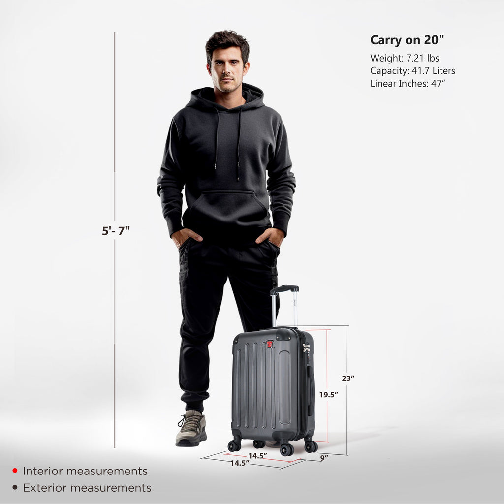 INTELY Carry On 20" with USB ports Dukap