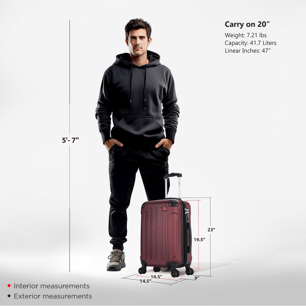 INTELY Carry On 20" with USB ports Dukap