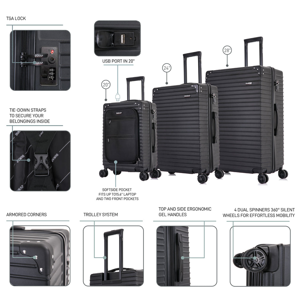 TOUR 3 Piece Set 20''/24''/28'' Dukap