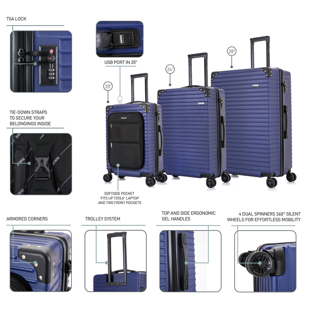TOUR 3 Piece Set 20''/24''/28'' Dukap