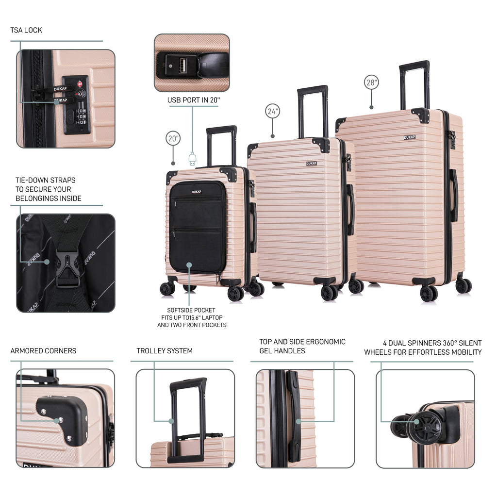 TOUR 3 Piece Set 20''/24''/28'' Dukap