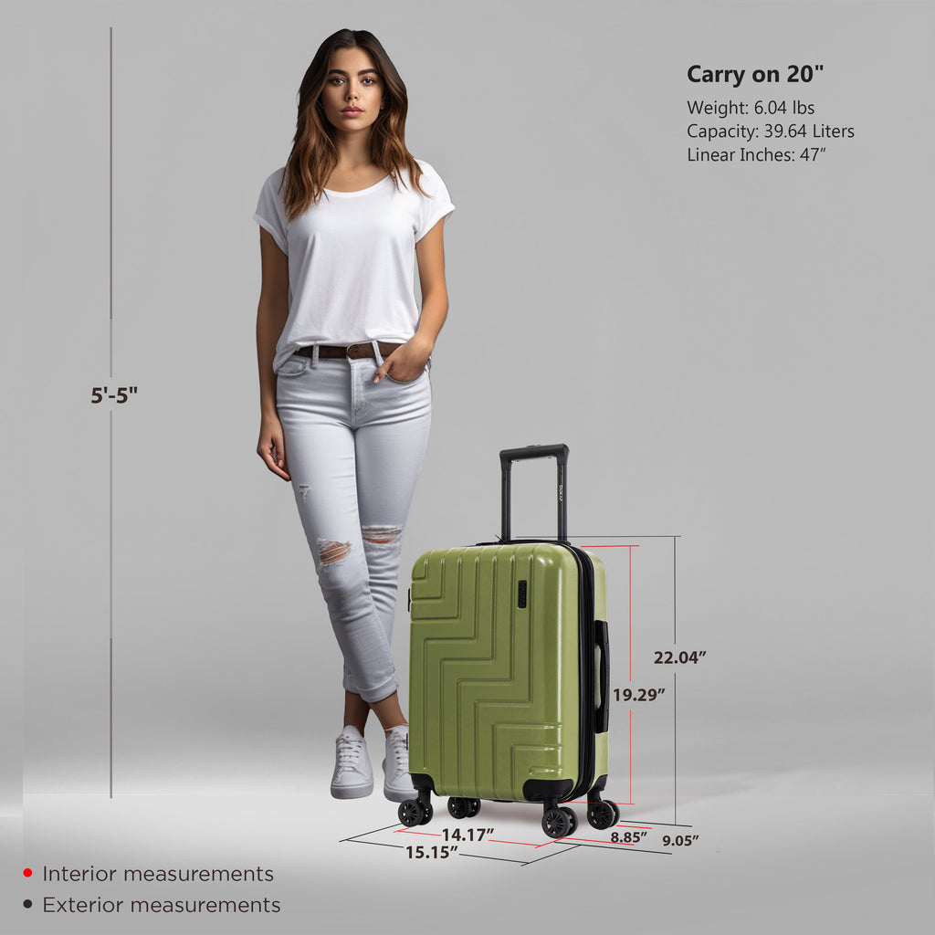 ZAHAV Carry On 20" Dukap