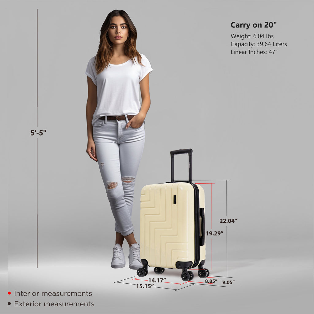 ZAHAV Carry On 20" Dukap