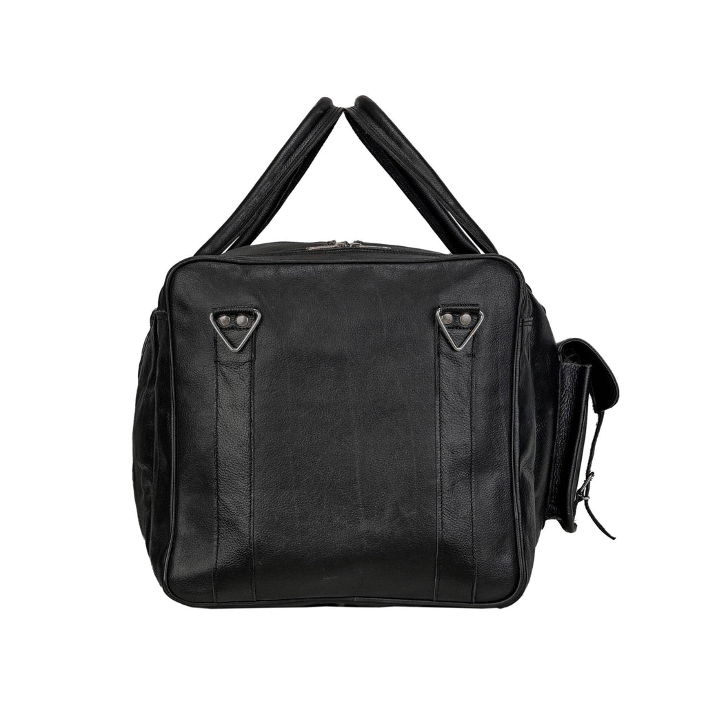 Oversized Weekender Duffel Black Classy Leather Bags