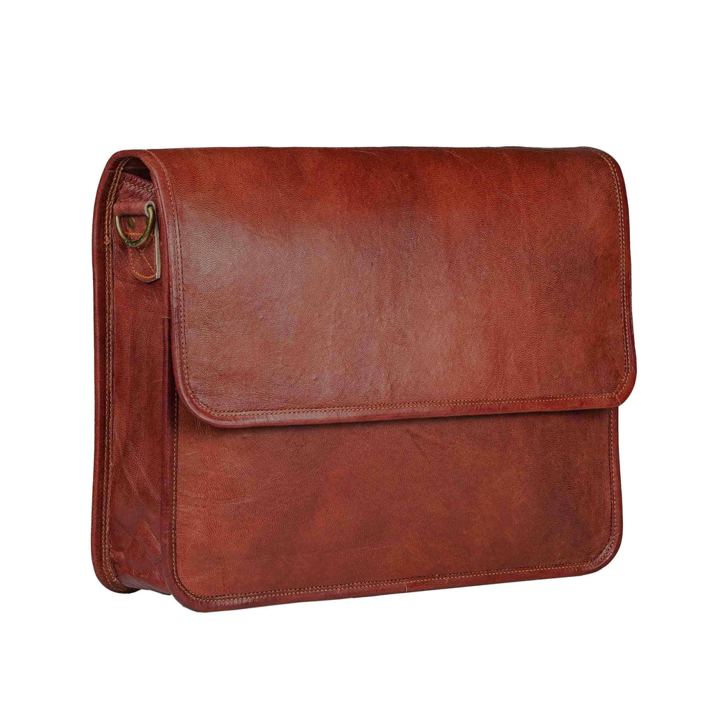 The Flap Over Messenger Classy Leather Bags