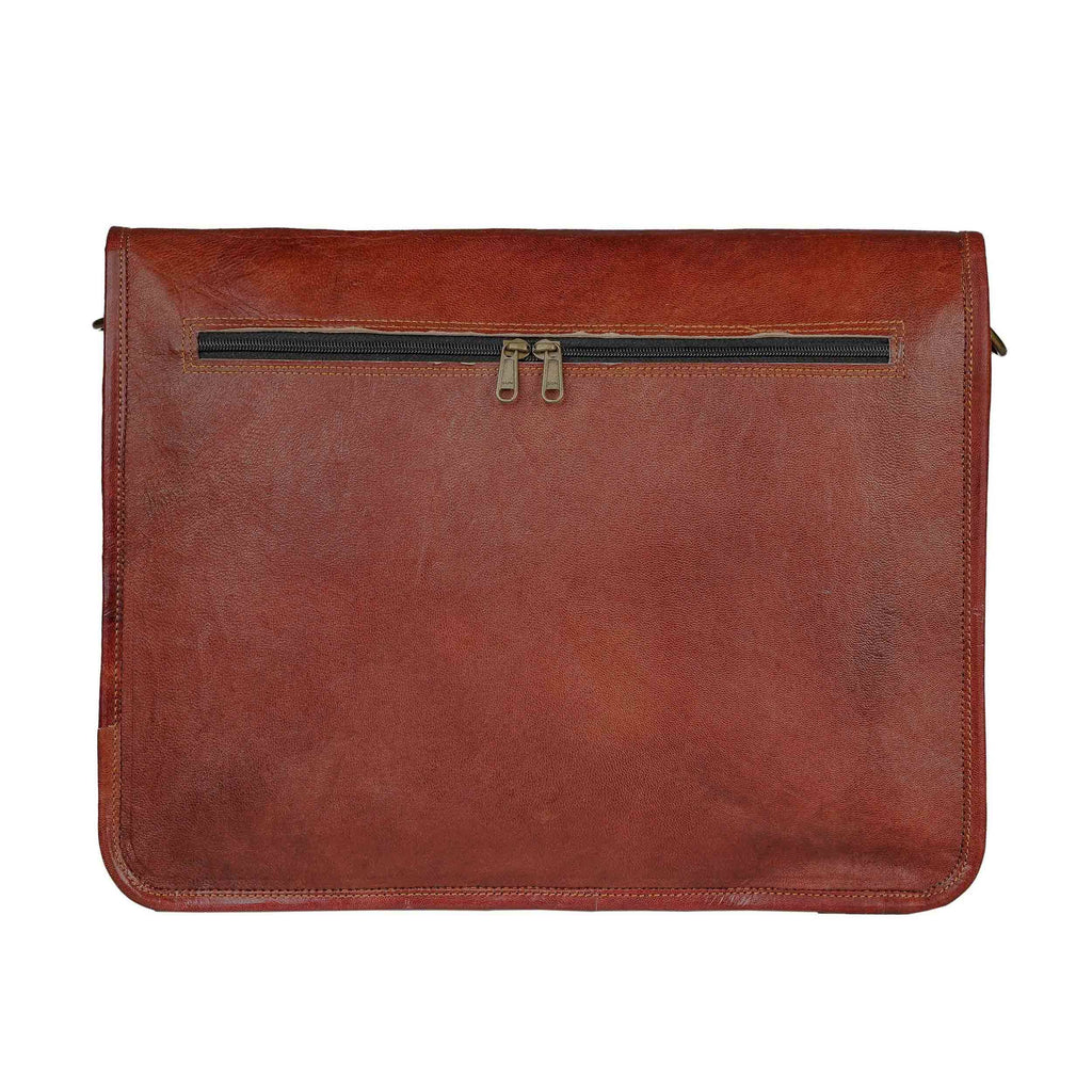 The Flap Over Messenger Classy Leather Bags