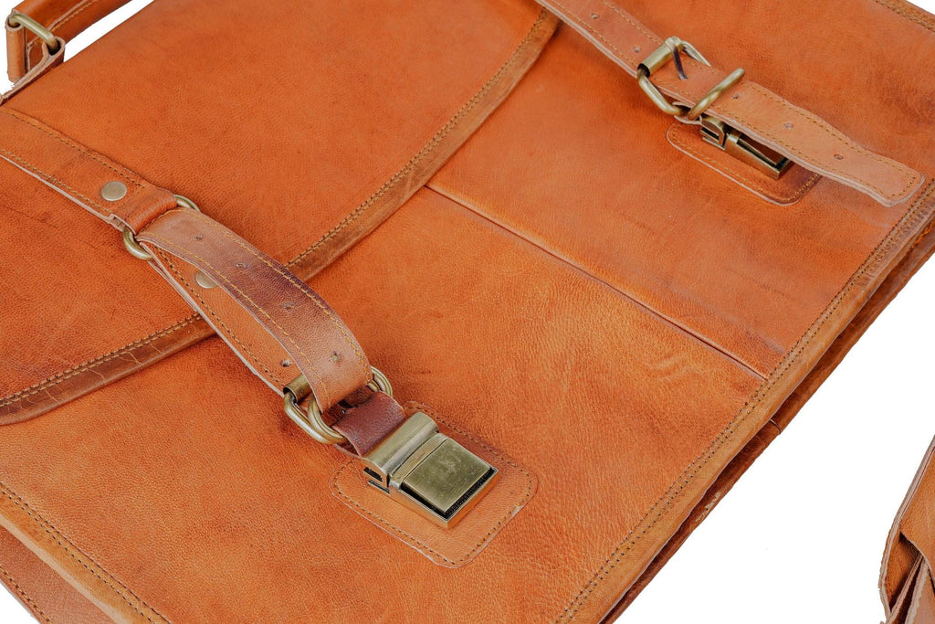 The Tan Brown Classy Leather Bags