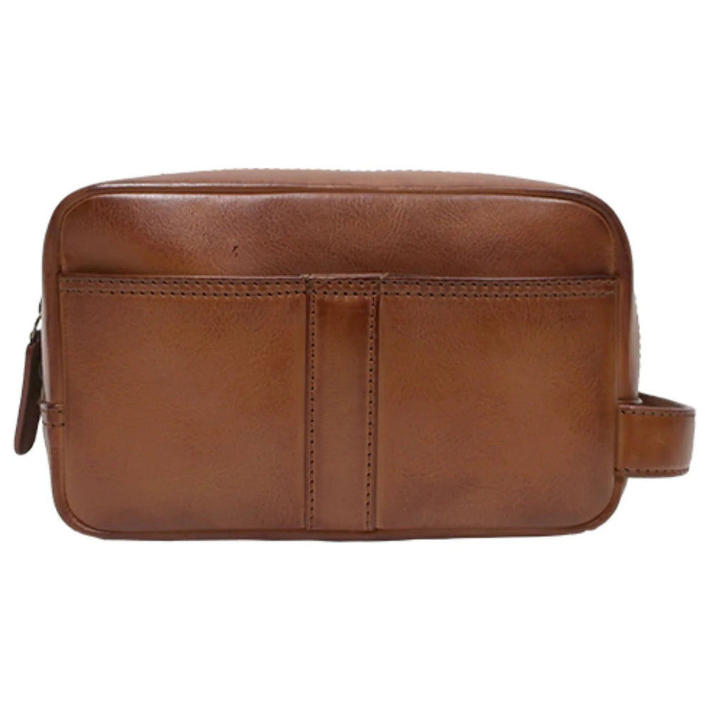 Boconi Darius Full Grain Leather Travel Kit Boconi