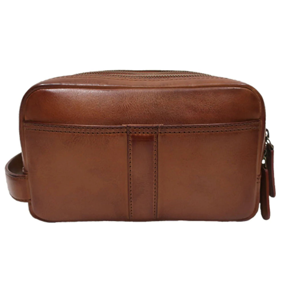 Boconi Darius Full Grain Leather Travel Kit Boconi