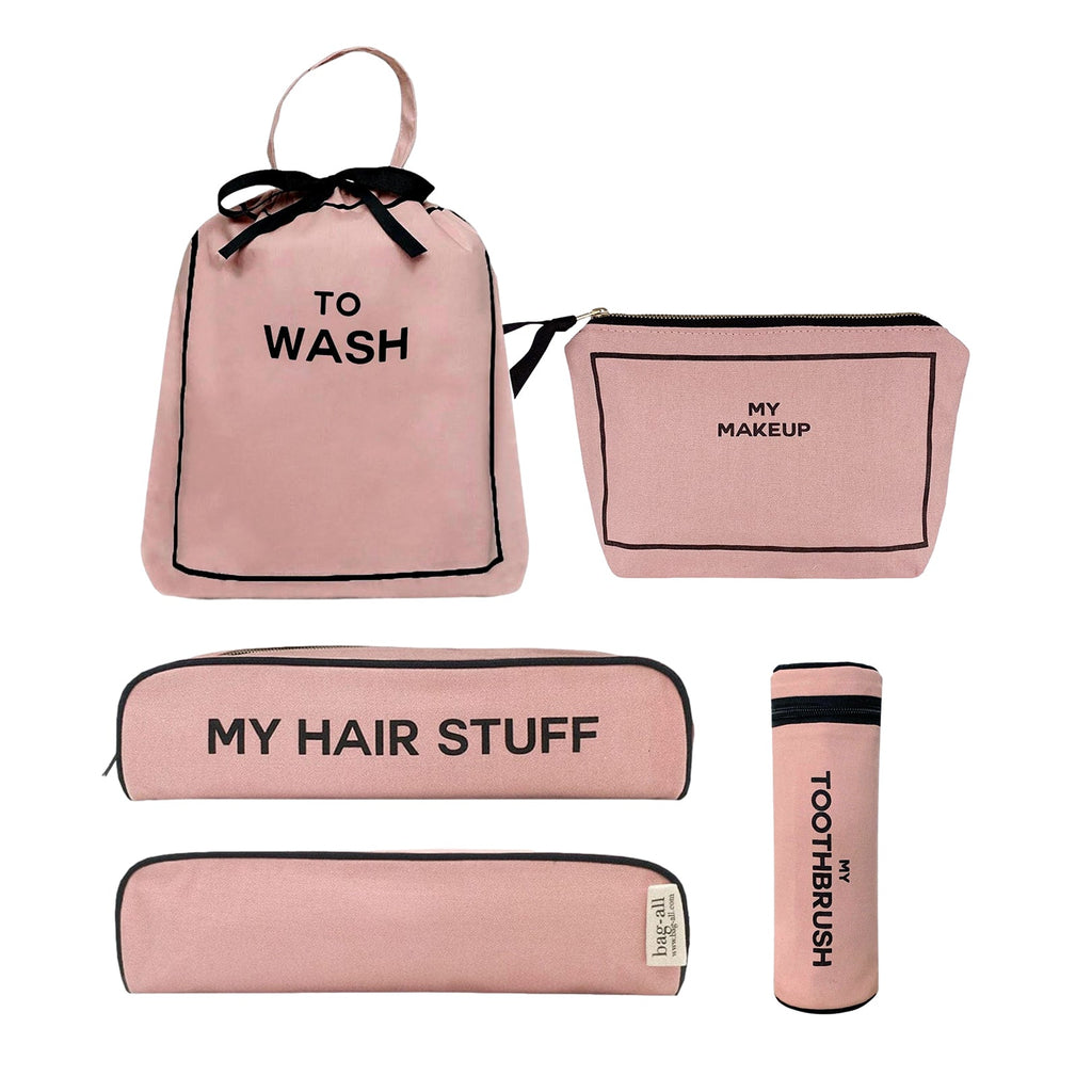 Best Deal Gift Set, 4-pack Travel & Home, Pink/Blush Bag-all