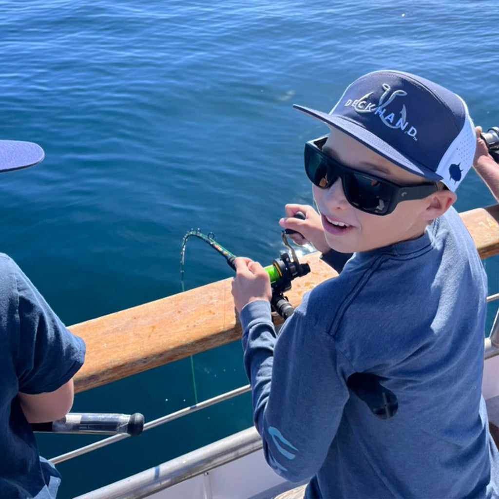 Aqua Performance Hat Deckhand Sports