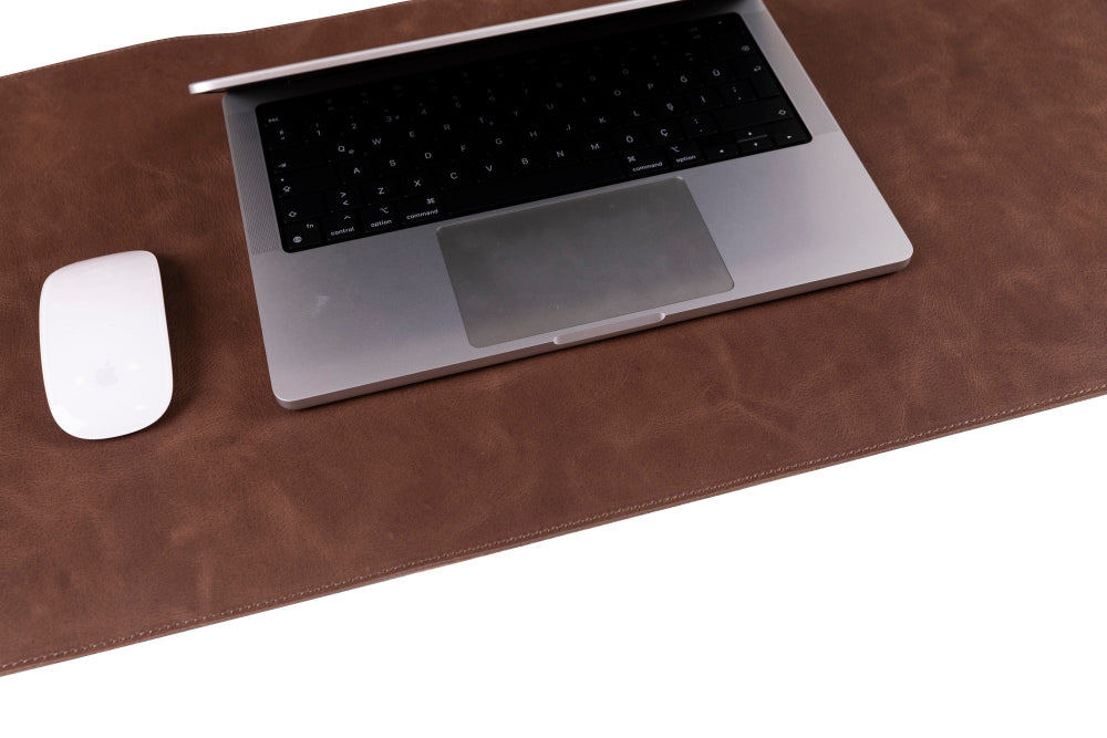 Leather Desk Mat (37 cm X 80 cm) Mizuri Leather