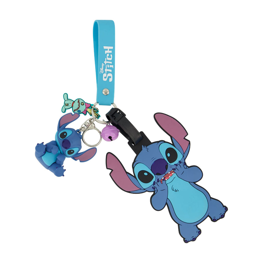 Disney Stitch & Scrump Luggage Tag & Lanyard Set Ful Luggage
