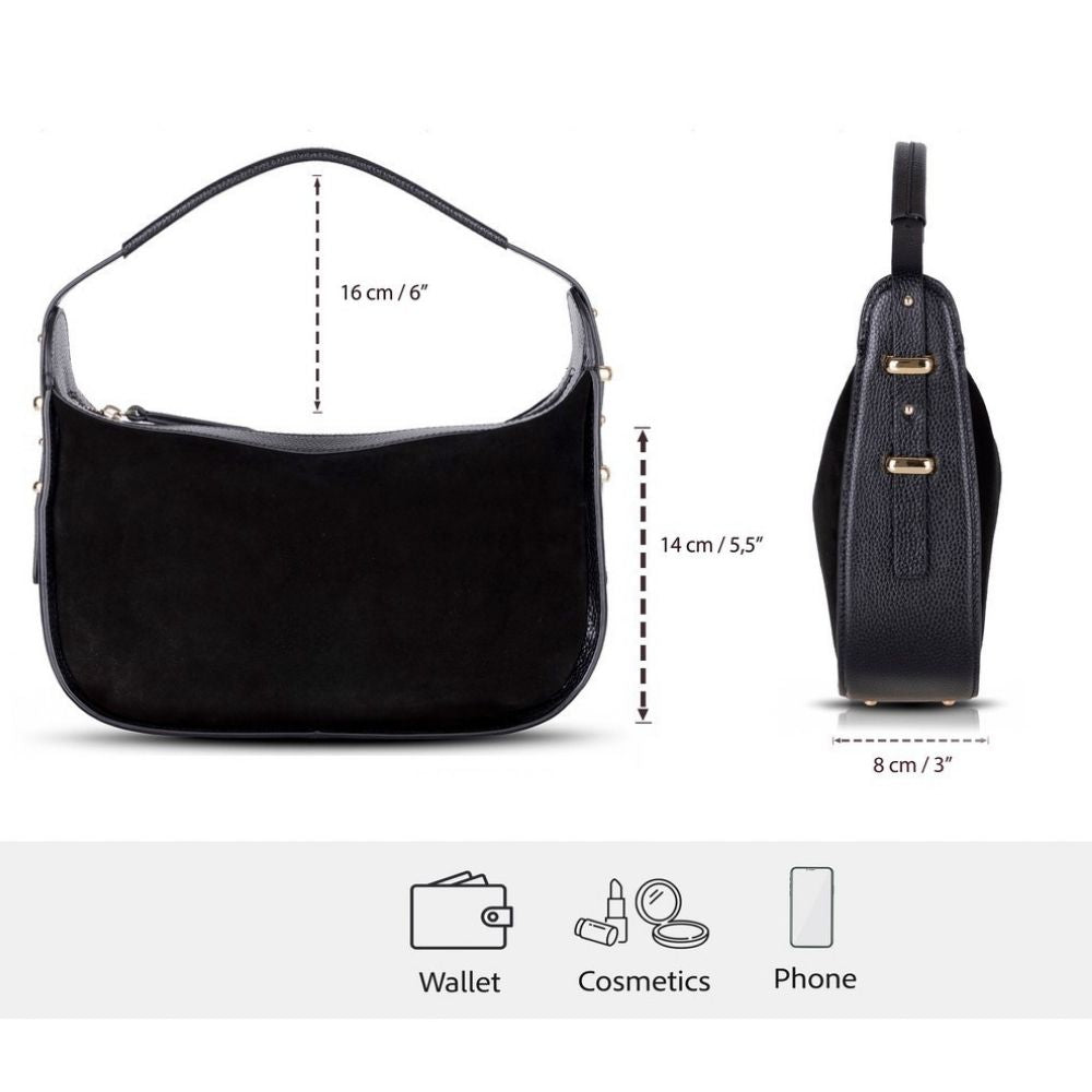 Dolcezza Suede Leather Women's Bag Mizuri Leather