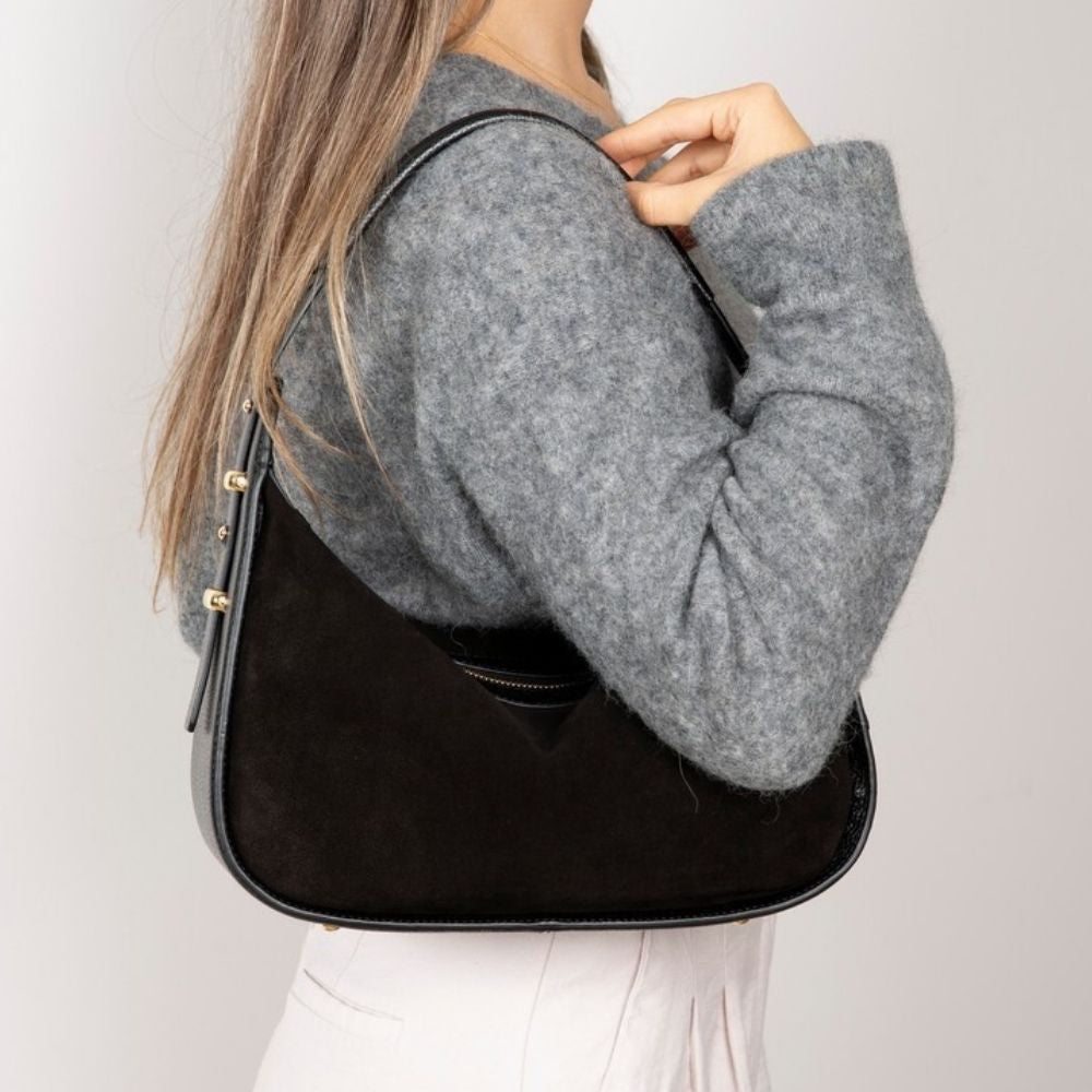 Dolcezza Suede Leather Women's Bag Mizuri Leather