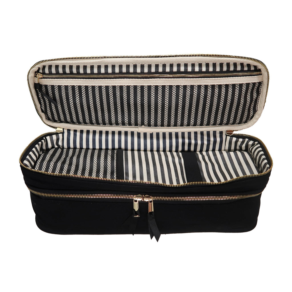 Double Hair Tools Travel Case, Black Bag-all