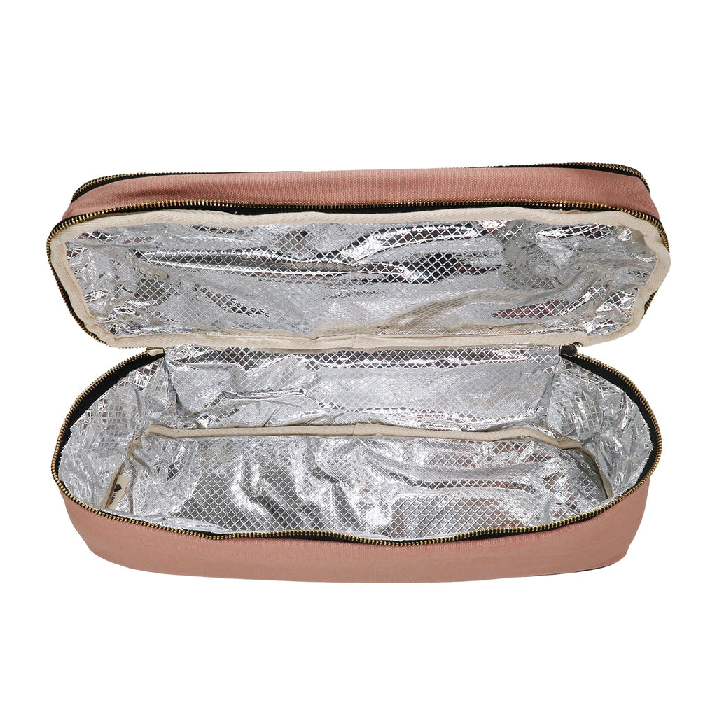 Double Hair Tools Travel Case, Pink/Blush Bag-all