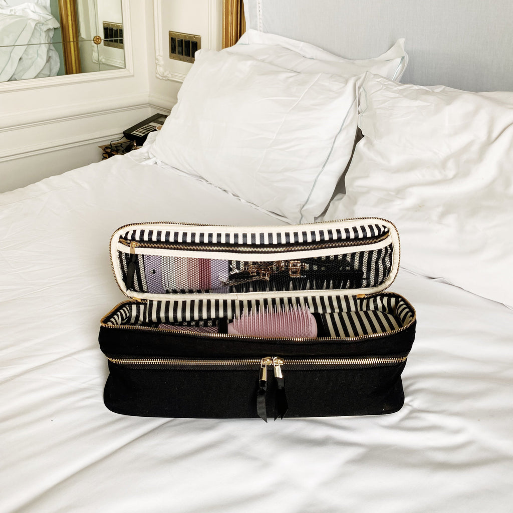 Double Hair Tools Travel Case, Black Bag-all