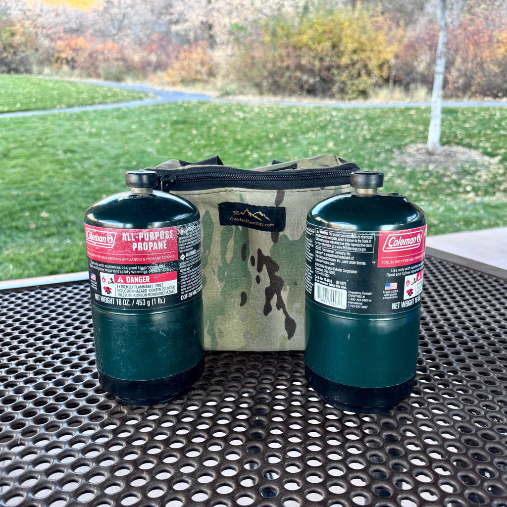 Dual Propane Bottle Pouch Overland Gear Guy