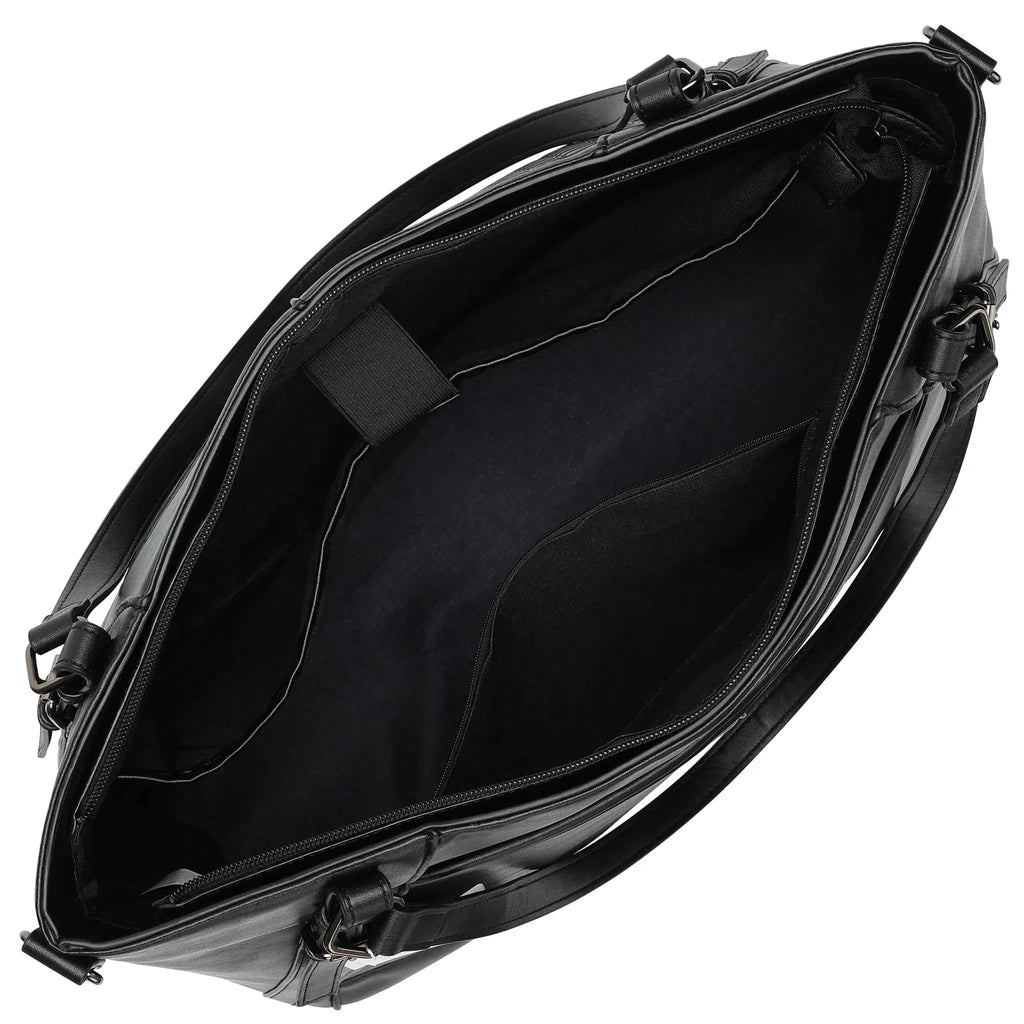 Leisure Luxe 33L Vegan Leather Weekender Tote Bag Travellty