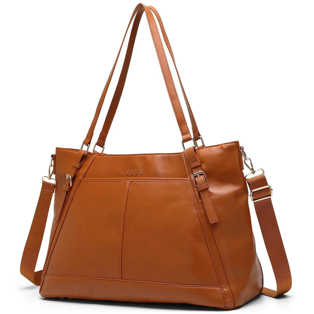 Leisure Luxe 33L Vegan Leather Weekender Tote Bag Travellty