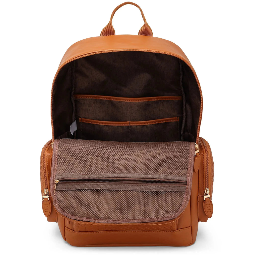 Leisure Luxe 27L Vegan Leather Backpack Travellty