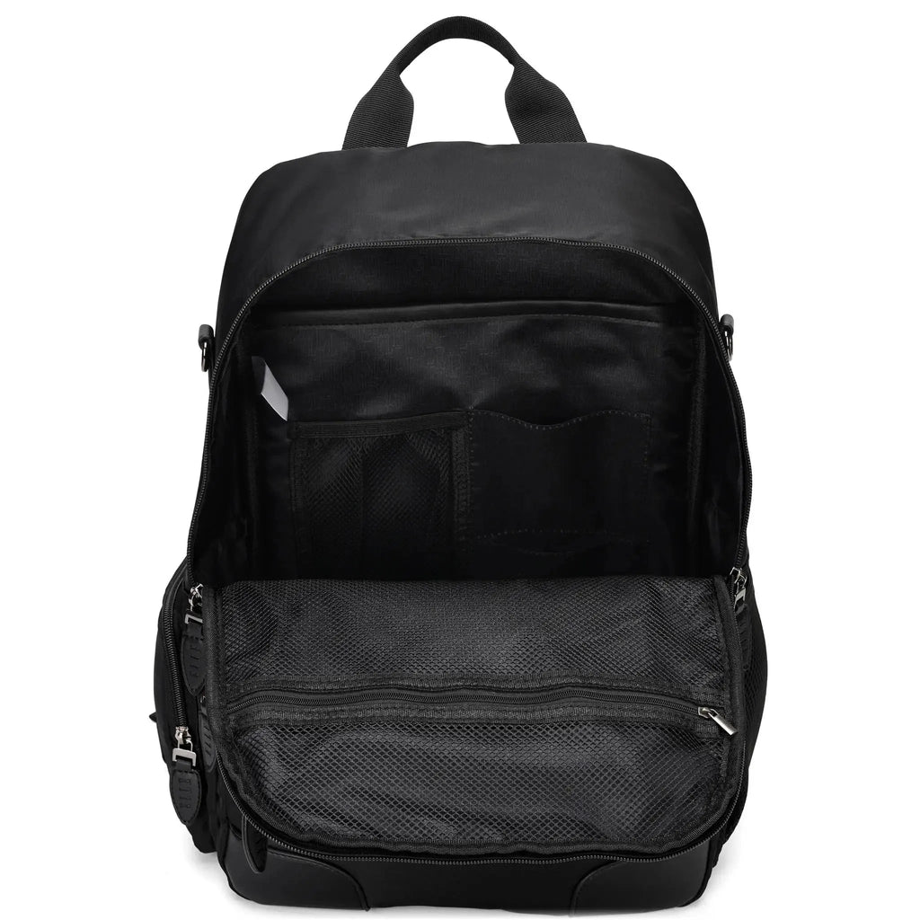 Voyage 20L Twill and Vegan Leather Backpack Travellty