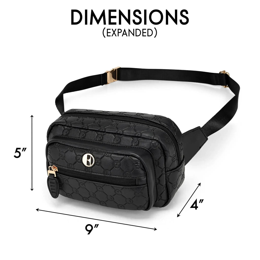 Compass 1.6L Belt Bag | Fanny Pack | Sling | Crossbody Bag Travellty