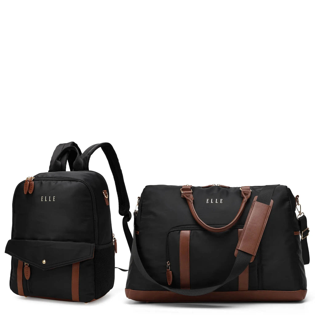 Luxe Journey 2 Piece Weekender & Backpack Set Travellty