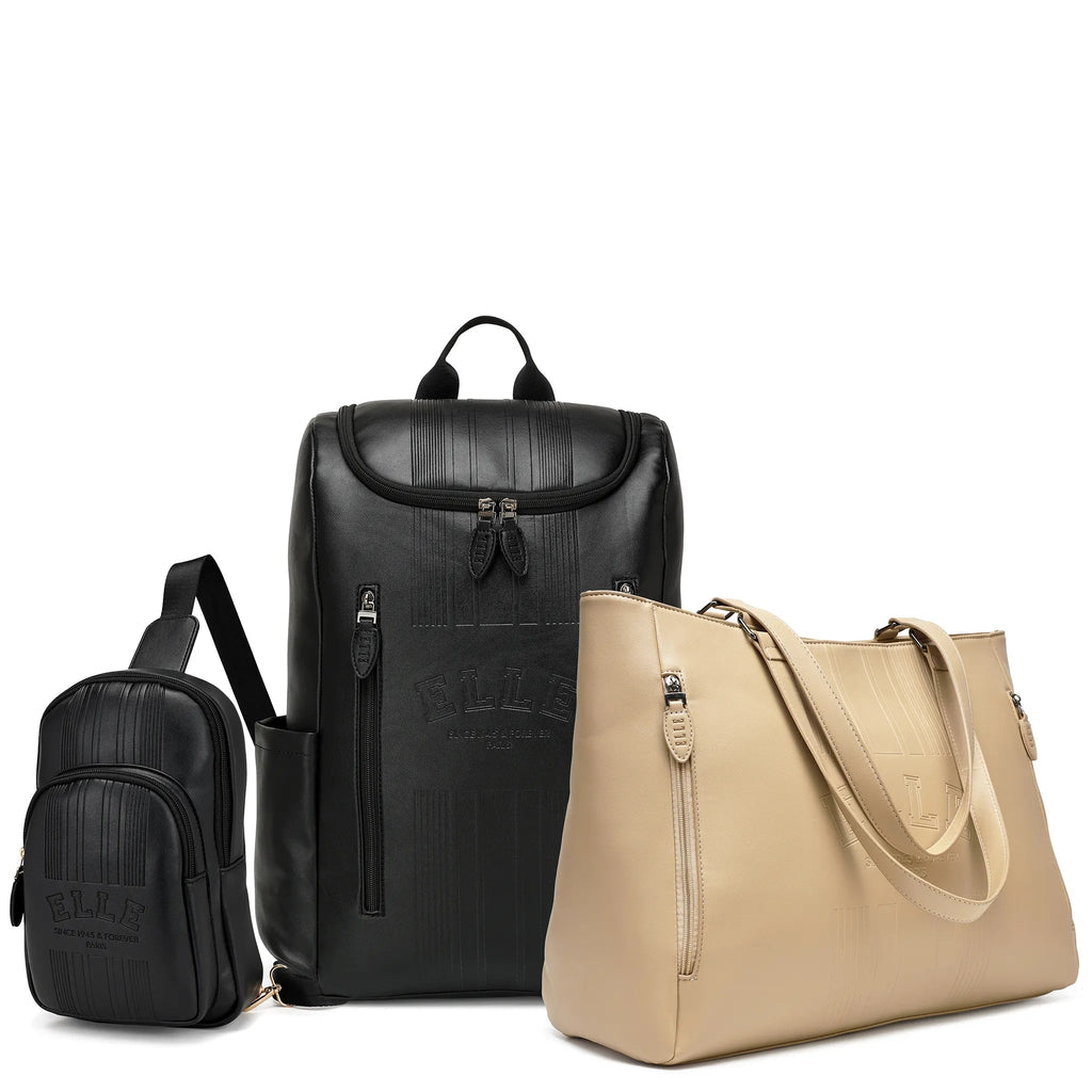 Roamer 3 Piece Weekender, Backpack & Crossbody Set Travellty