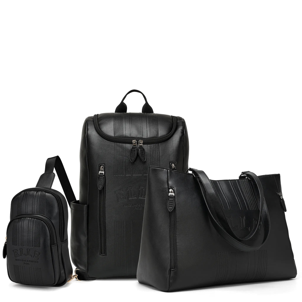 Roamer 3 Piece Weekender, Backpack & Crossbody Set Travellty