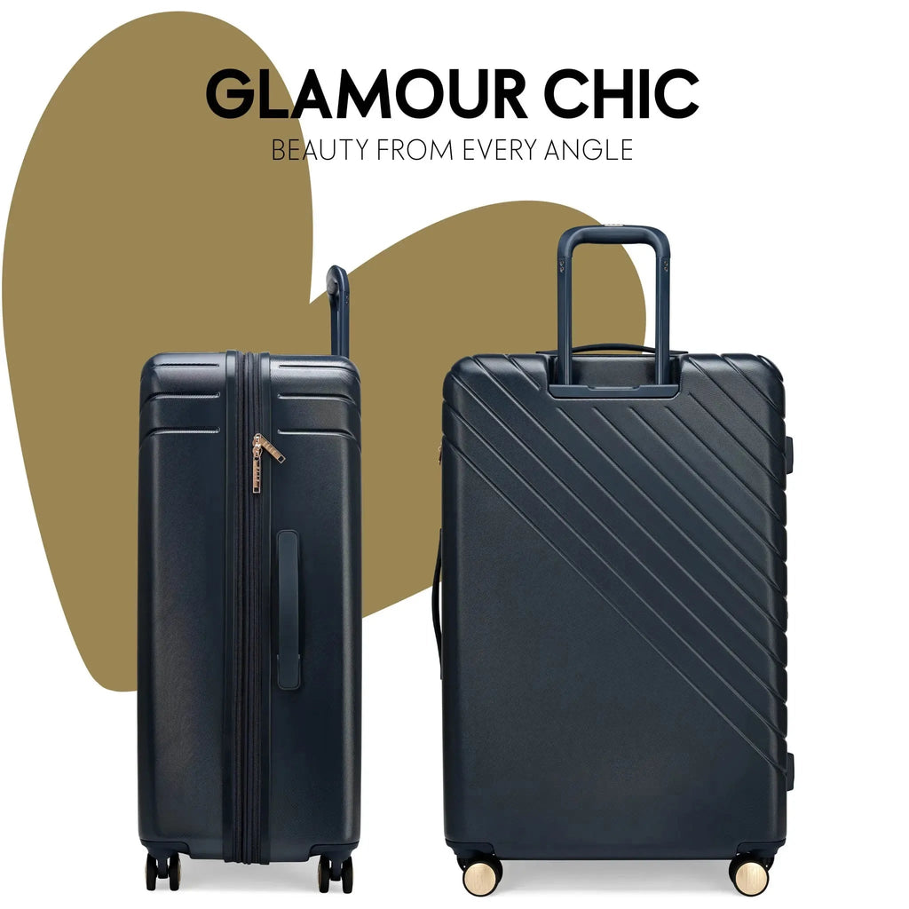 Louvre 2 Piece Expandable Polycarbonate Luggage Set Travellty