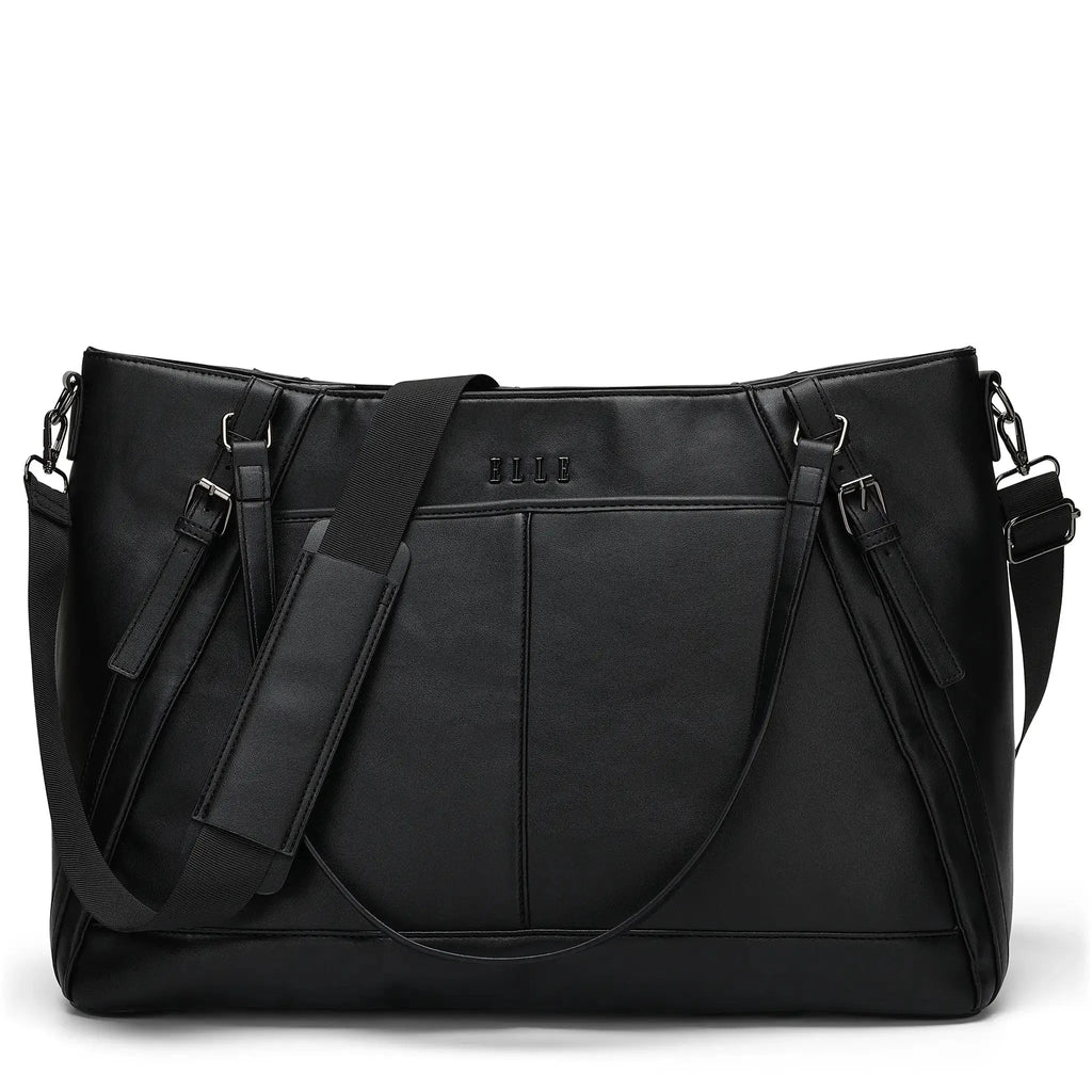 Leisure Luxe 33L Vegan Leather Weekender Tote Bag Travellty