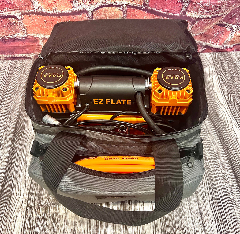 EZ Flate Air Compressor Deluxe Carry Bag Overland Gear Guy