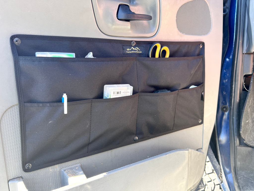 Econoline Door Organizers - Driver - Passenger Overland Gear Guy