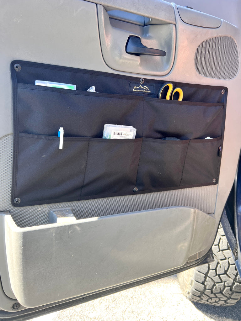 Econoline Door Organizers - Driver - Passenger Overland Gear Guy