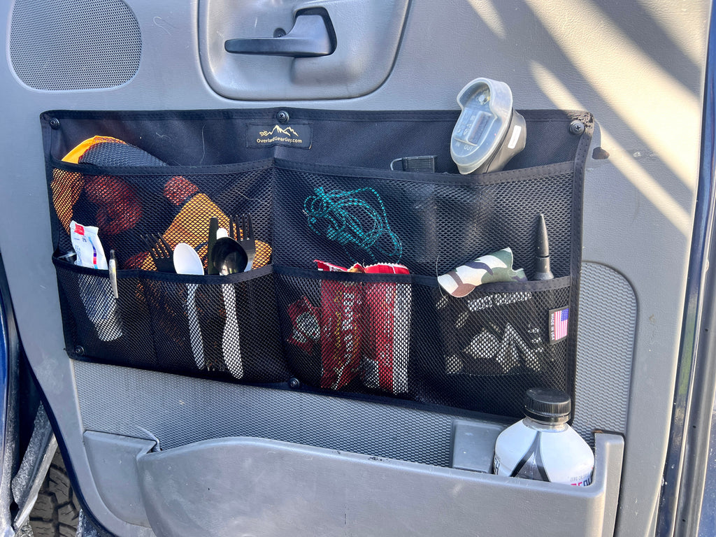 Econoline Door Organizers - Driver - Passenger Overland Gear Guy