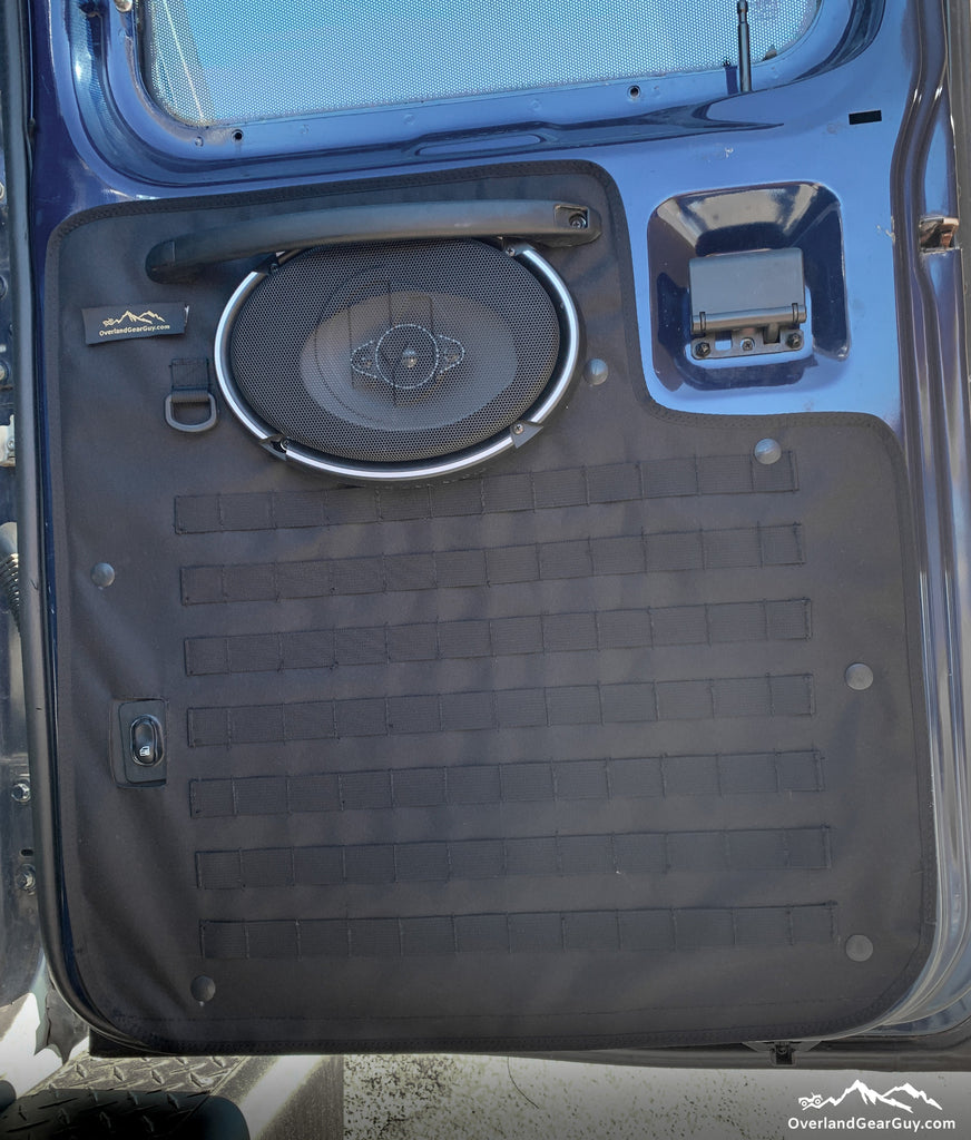 Ford Econoline Back Door Panel Organizer Overland Gear Guy