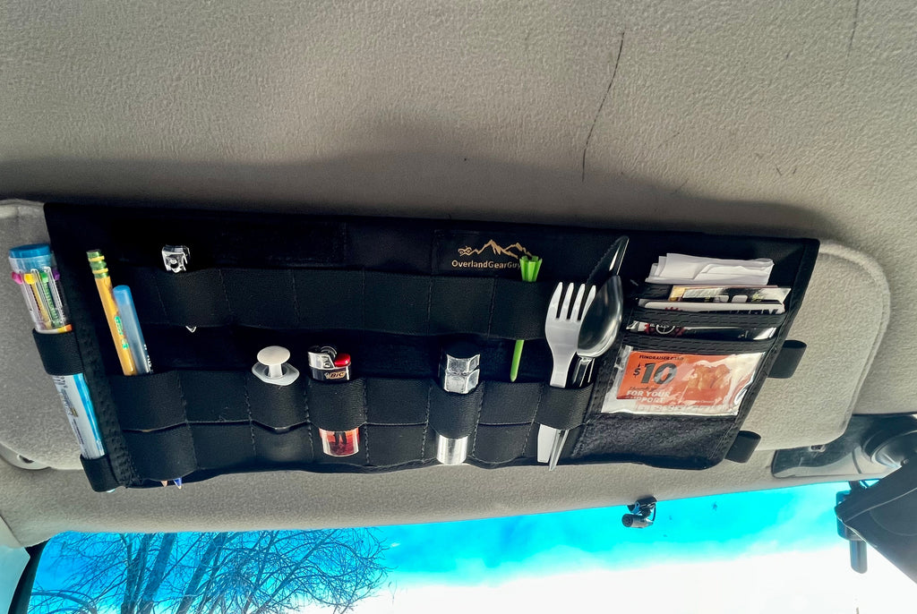 Ford Econoline Van Sun Visor Organizer Overland Gear Guy
