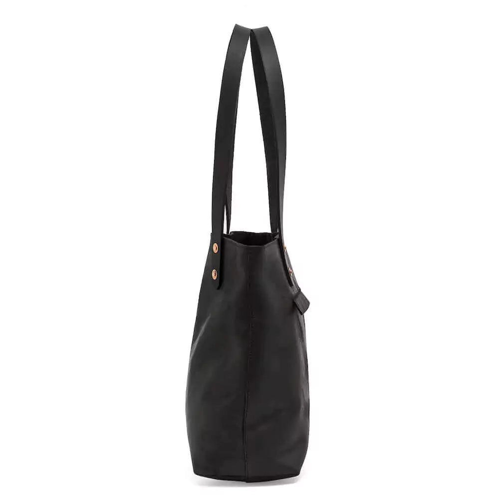 Eden SMALL Leather Tote Bag - Classic Mission Mercantile Leather Goods