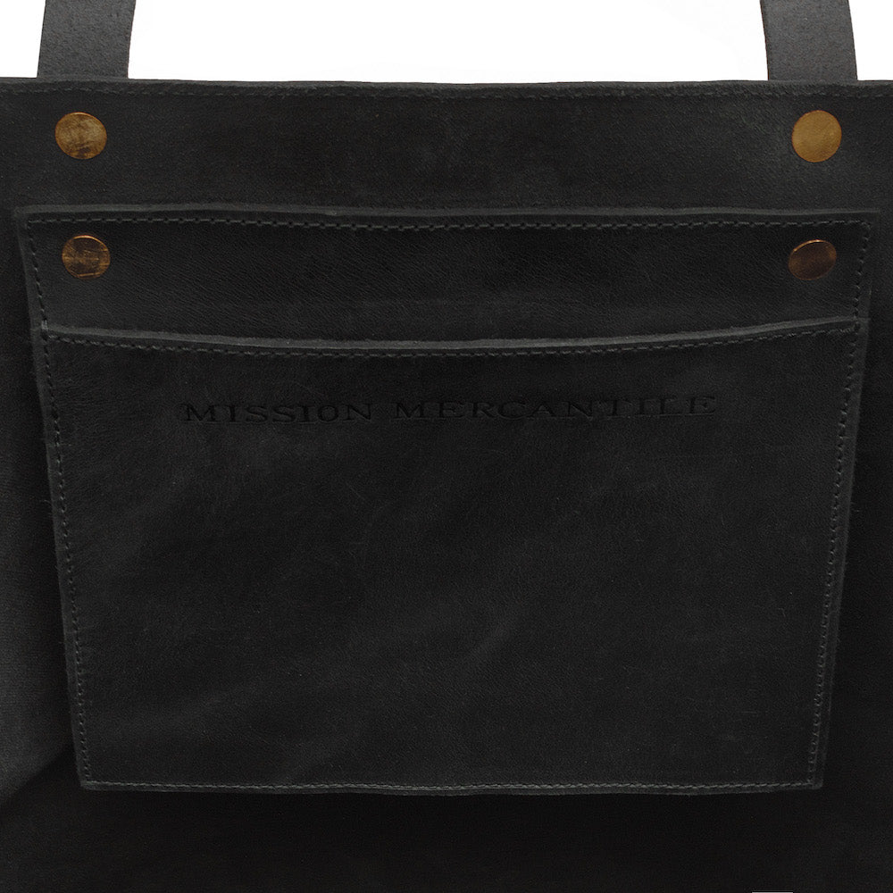 Eden OVERSIZED Leather Tote Bag - Classic Mission Mercantile Leather Goods