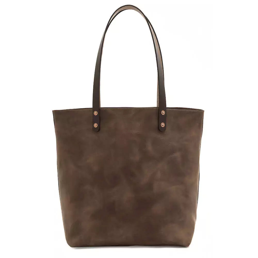 Eden LARGE Leather Tote Bag - Classic Mission Mercantile Leather Goods