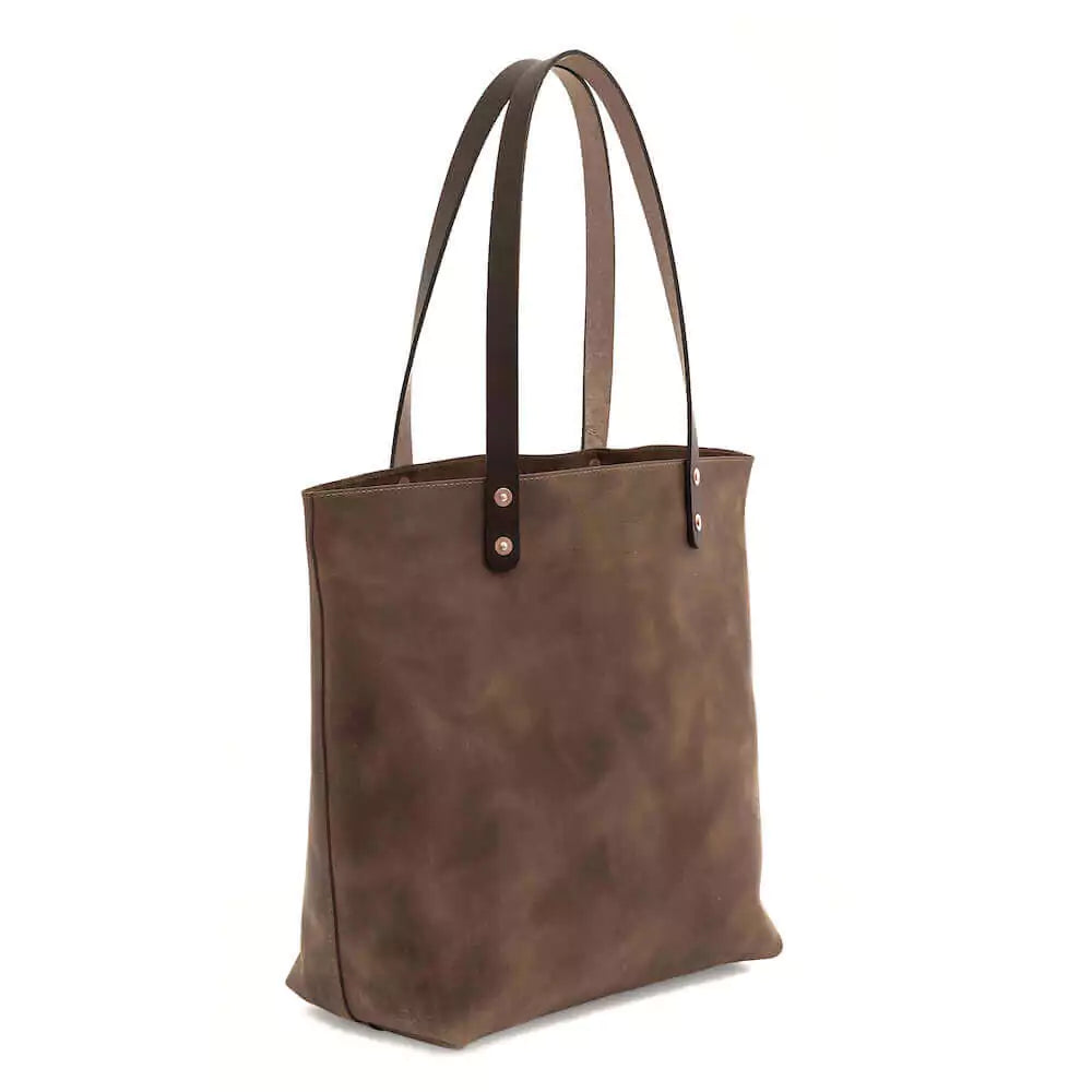 Eden MEDIUM Leather Tote Bag - Classic Mission Mercantile Leather Goods